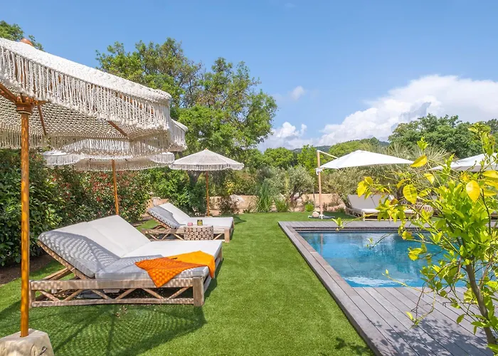 Bambou 12 Pers Piscine Chauffee 10 Minutes A Pieds Villa Sainte-Lucie de Porto-Vecchio