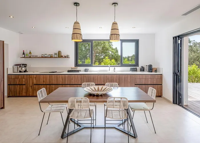 Bambou 12 Pers Piscine Chauffee 10 Minutes A Pieds Sainte-Lucie de Porto-Vecchio